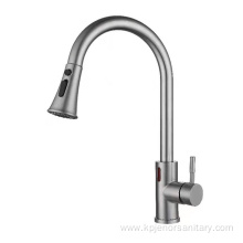 Brushed Sink Pull Down Kitchen Faucet
